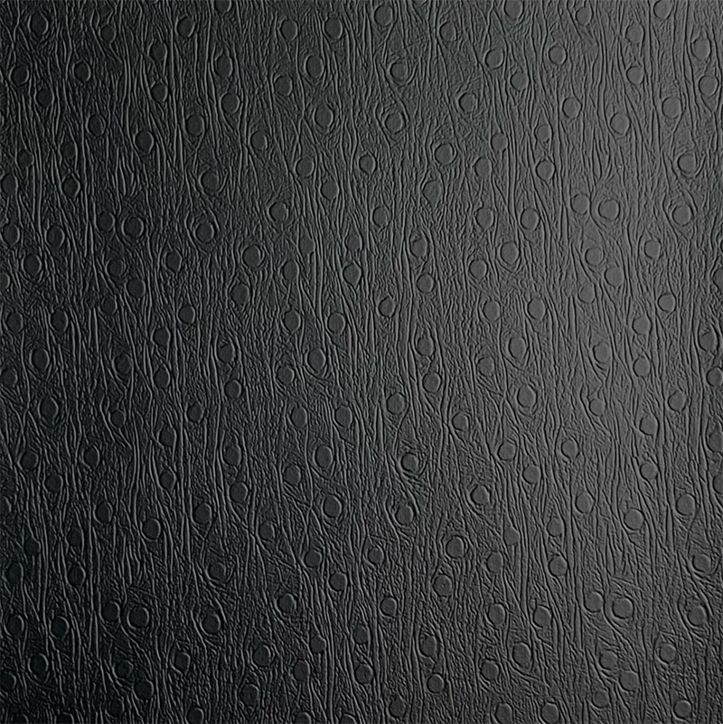 Czarna skóra PCV na buty