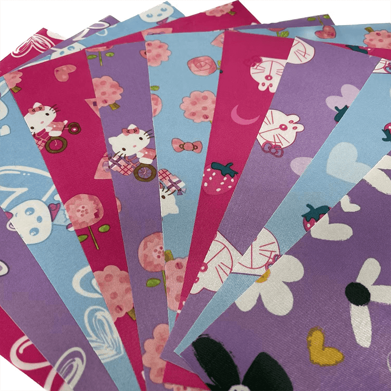 Wydrukowana tkanina satynowa z powłoką PVC