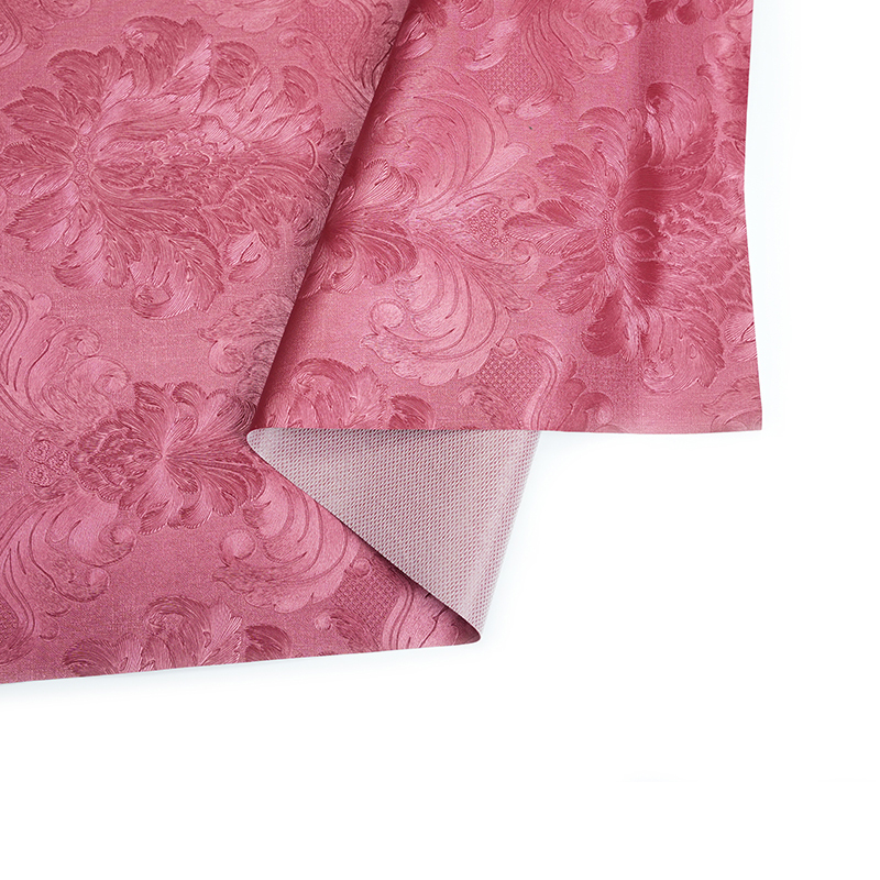 Tapicerka wzór kwiatów skóra PVC